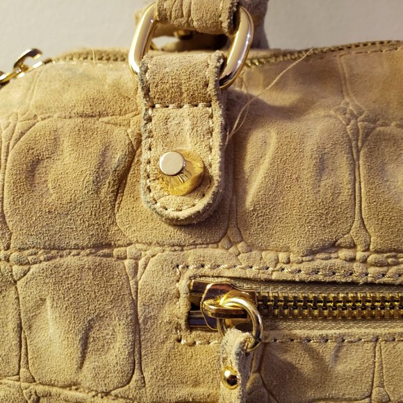 linea pelle suede handbag - original tag - Picture 4 of 7